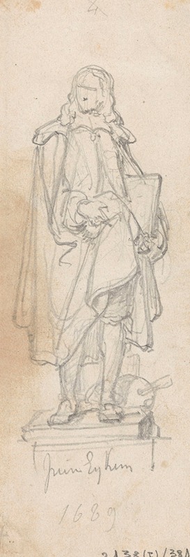 Statue of the Painter Peter Ykens — Nicaise De Keyser