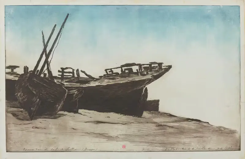 Обломки в трюме Полле, Дьепп by Анри-Шарль Герар, 1888 — digital art print download
