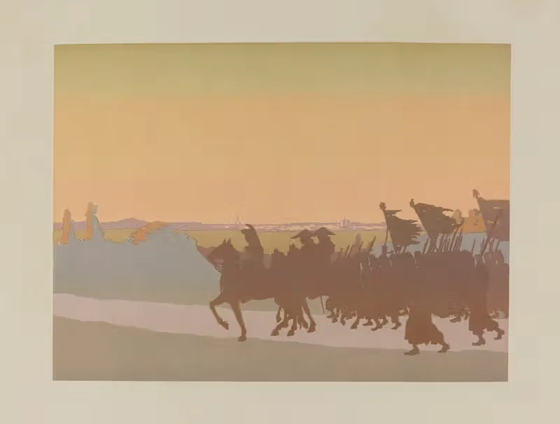 Волонтеры - Возвращение by Анри-Эжен Калло, 1900 — digital art print download
