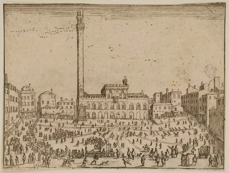 The Small Square of Siena — Jacques Callot