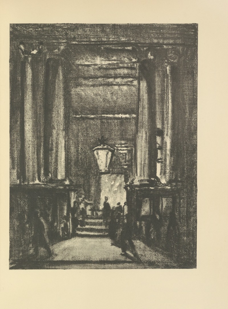 Экзетер Холл by Джозеф Пеннел, 1928 — digital art print download