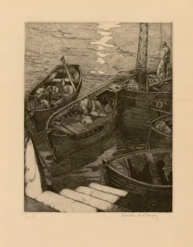 Six marines de Maurice de Becque Pl.2 — Maurice Jaubert de Becque