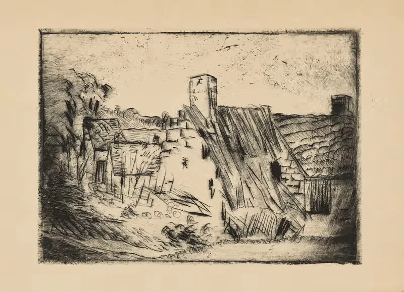 La maison en ruine à Auvers-sur-Oise — Paul Gachet