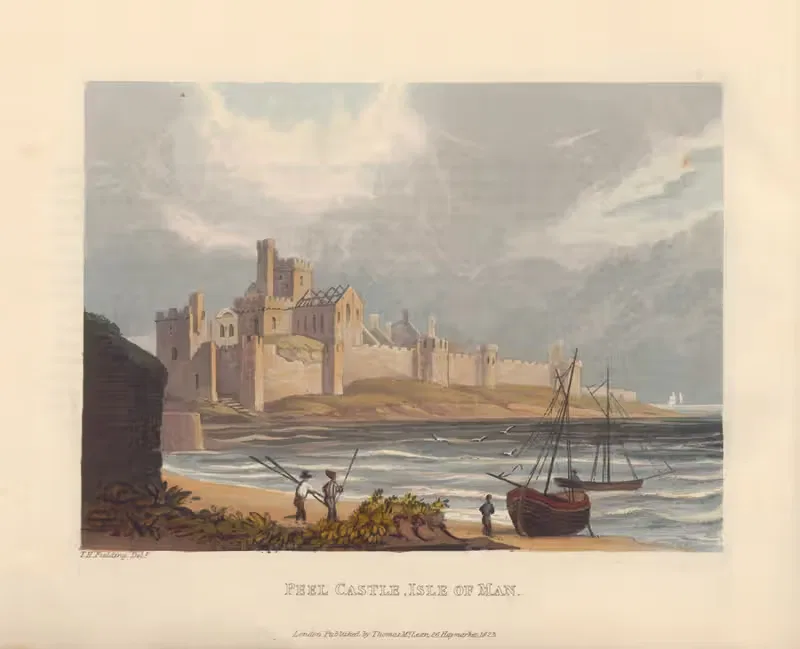 Peel Castle, Isle of Man — Theodore Henry Adolphus Fielding
