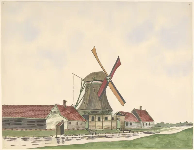 molen; papiermolen De Kaarsenmaker — Johannes Nicolaas Eijman