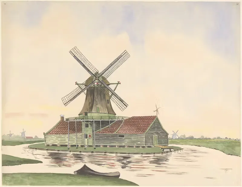 molen; pelmolen De Elzenboom — Johannes Nicolaas Eijman