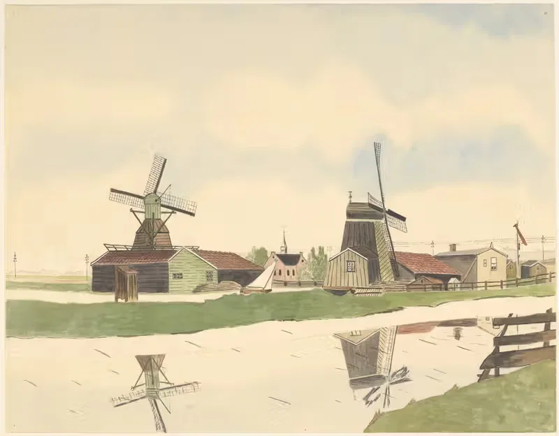 Molens De Ruiter en De Kleine Poort — Johannes Nicolaas Eijman
