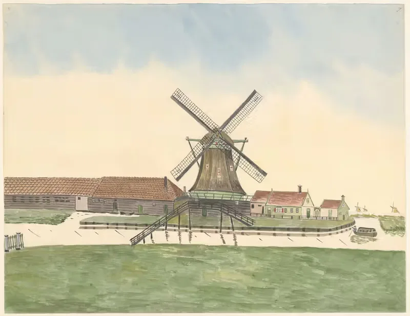 Papiermolen Het Fortuin by Johannes Nicolaas Eijman, 1930-1945 — digital art print download