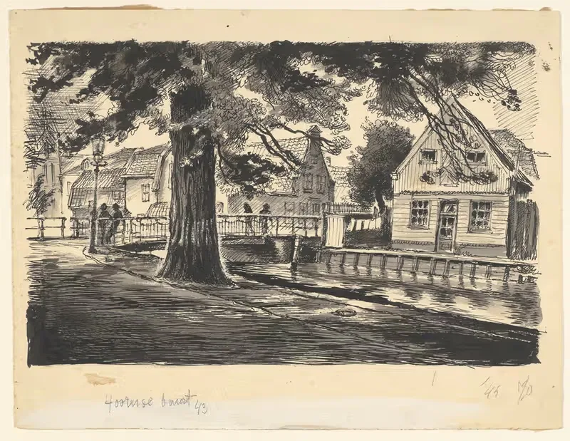 Gezicht op de Hoornsebuurt. — Maarten Oortwijn