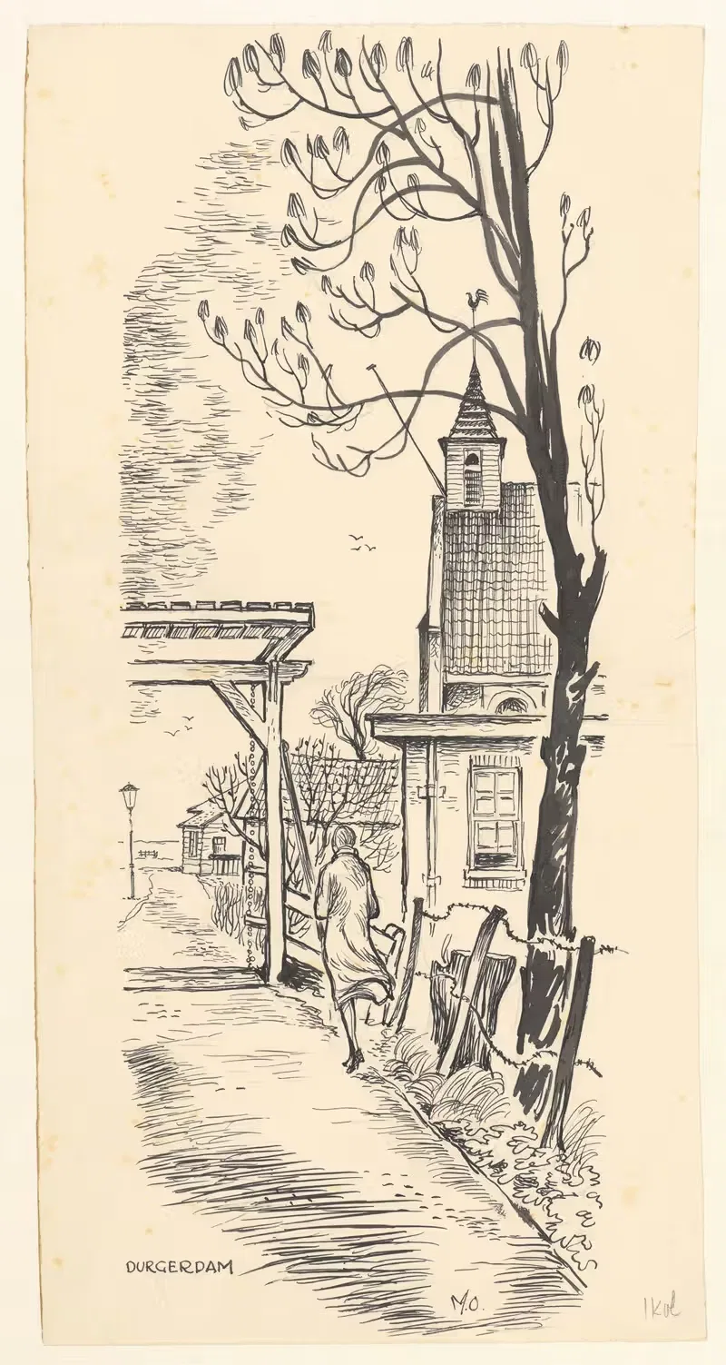 Gezicht te Durgerdam bij het bruggetje. — Maarten Oortwijn