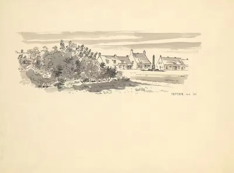 Gezicht te Petten by Maarten Oortwijn, 1945 — digital art print download