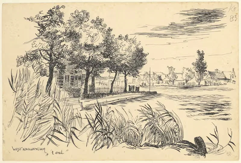 Gezicht te West-Knollendam, ,,'t end". — Maarten Oortwijn