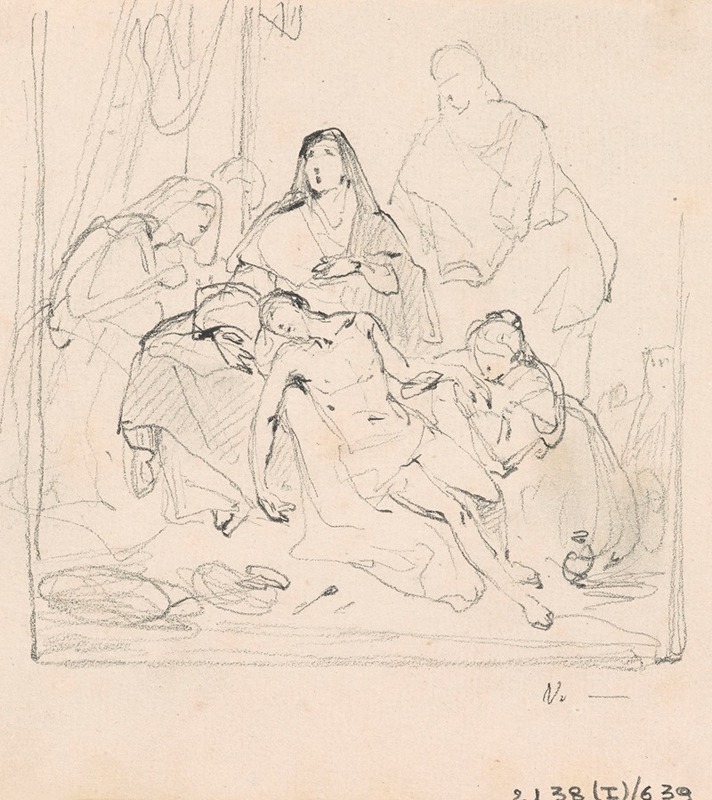 The Lamentation over the Dead Christ — Nicaise De Keyser