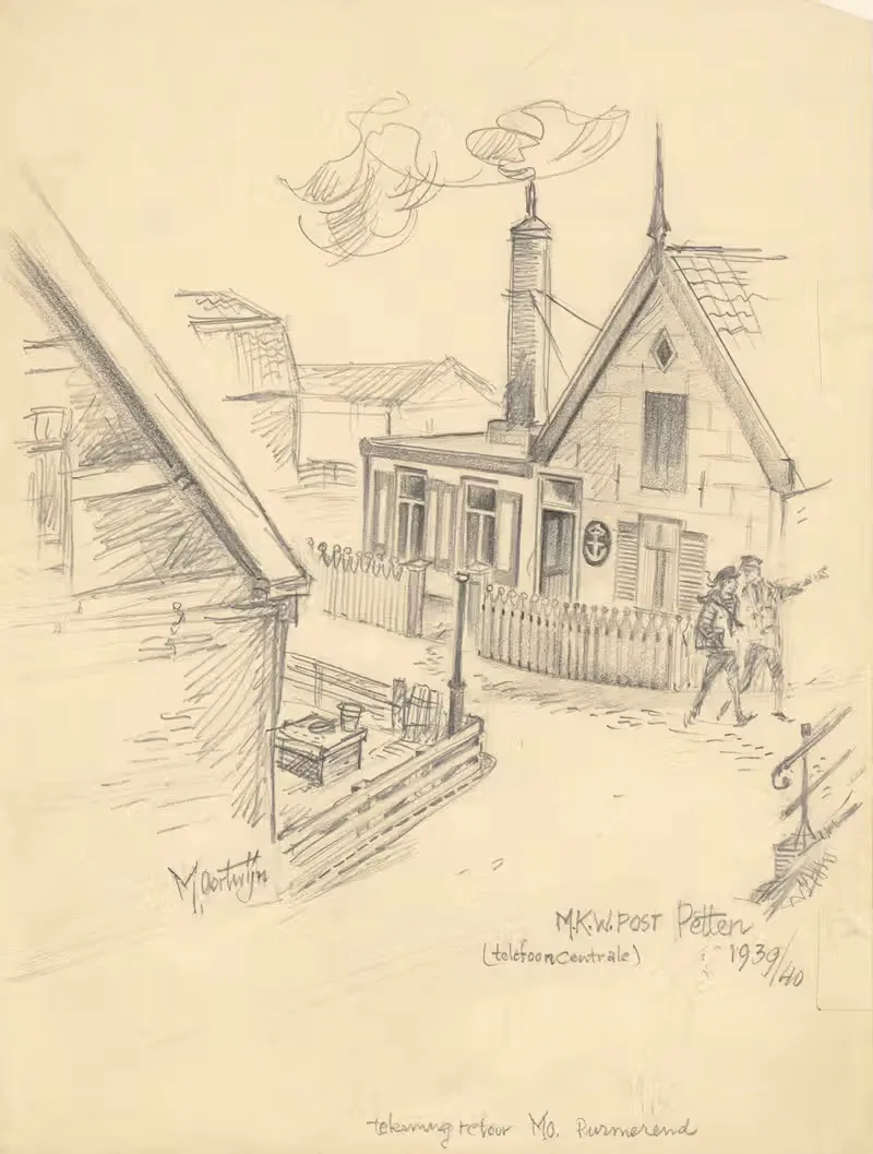 Petten in mobilisatietijd. — Maarten Oortwijn