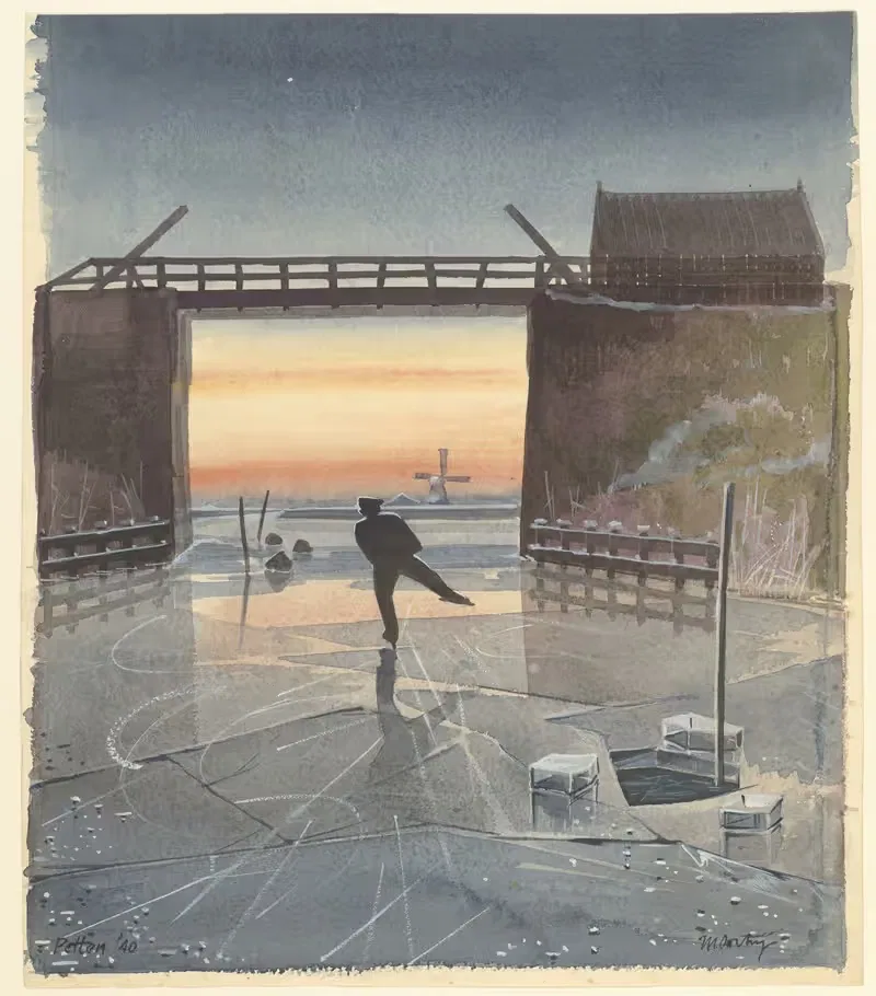 От Петтена до Пурмеренда by Маартен Оортвайн, 1940 — digital art print download