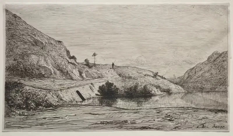 Banks of the Rhone — Adolphe Appian