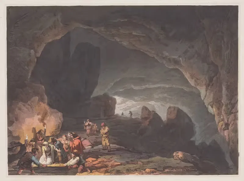 Пикс Хоул, Дербишир by Филип Джеймс де Лутербург, 1805 — digital art print download
