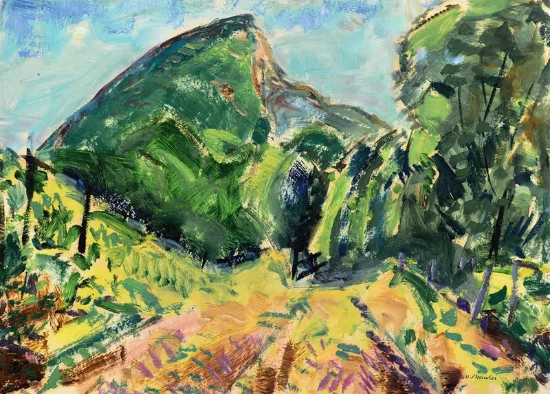 Landscape by Alfred Henry Maurer — digital art print download