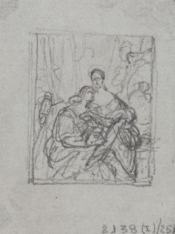 The Painter Raphael and La Fornarina — Nicaise De Keyser