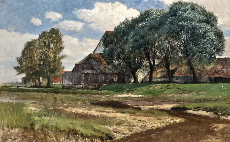 A Farmhouse near Munich — Alfred Zoff