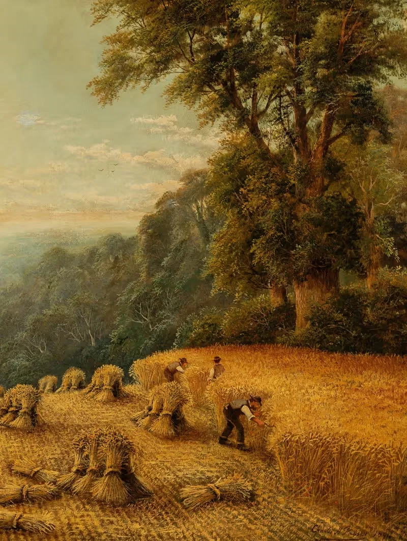 Поле кукурузы, Суррей by Чарльз Генри Пассей, 1894 — digital art print download