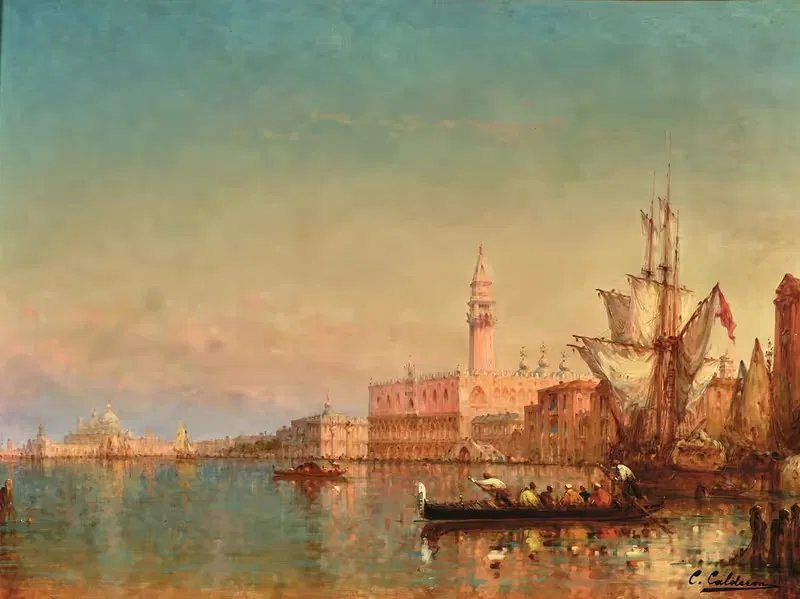 Venice, the Grand Canal — Charles Clement Calderon