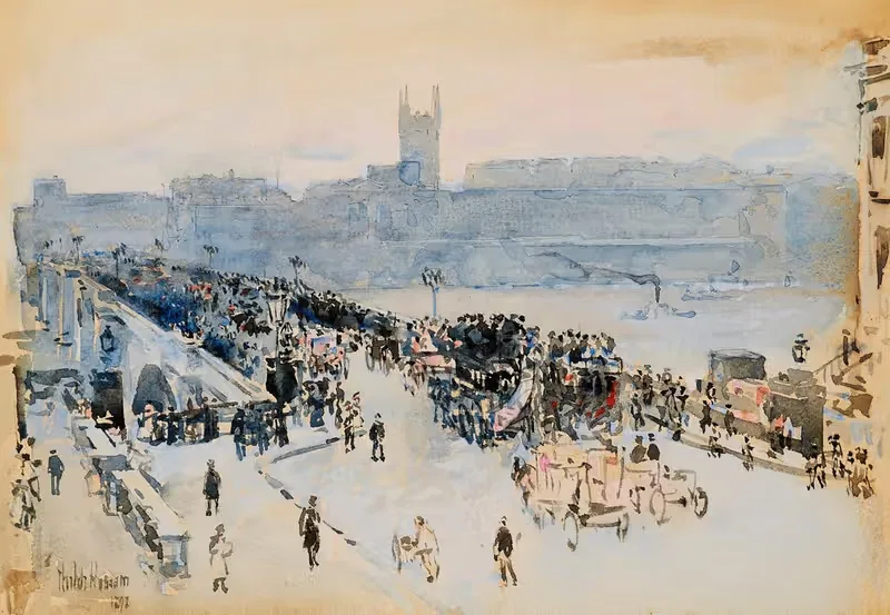 Лондонский мост by Чайлд Хассам, 1898 — digital art print download