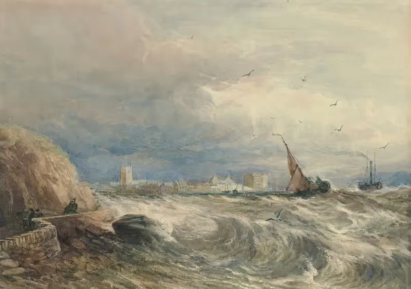 View of Beaumaris, Anglesey, Wales — David Cox