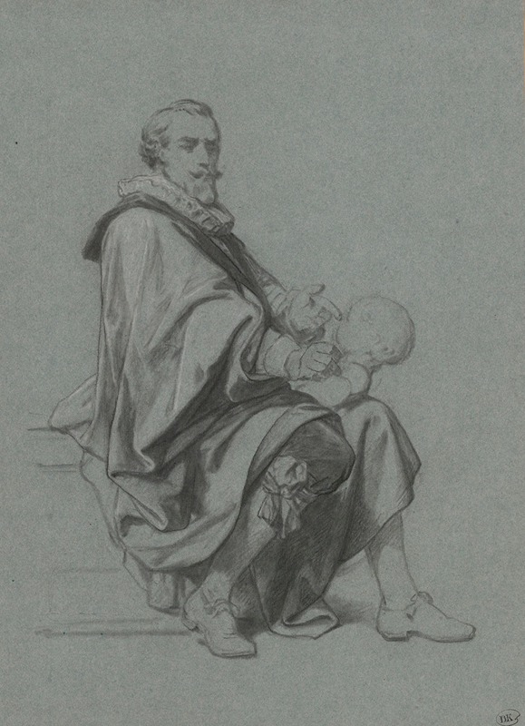 The Sculptor Joannes van Mildert by Никаз Де Кейзер — digital art print download
