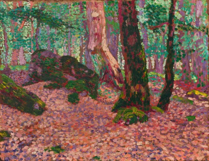 Sous-bois rocheux by Georges Lacombe, 1906-1907 — digital art print download