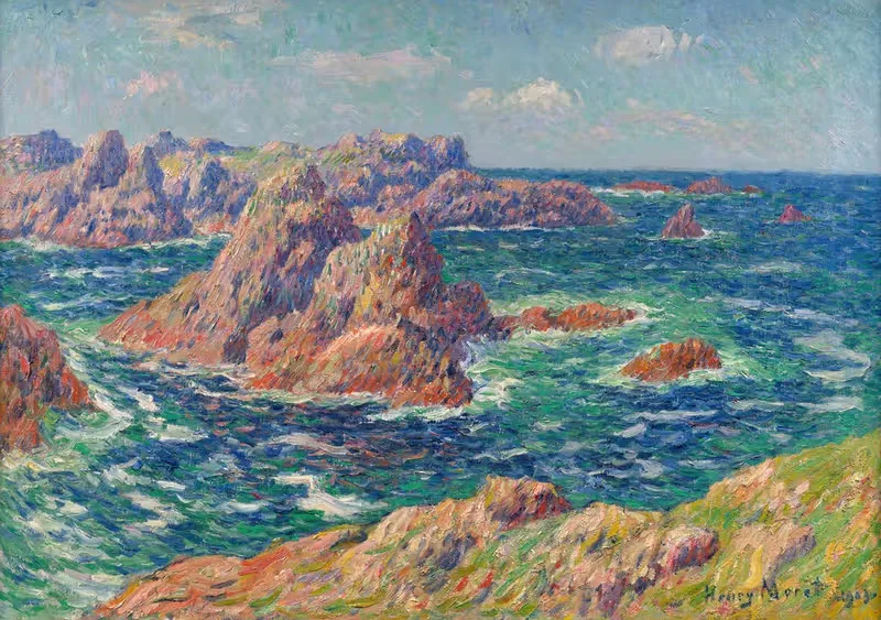 Скалы Перн, Уэссан by Генри Морет, 1903 — digital art print download
