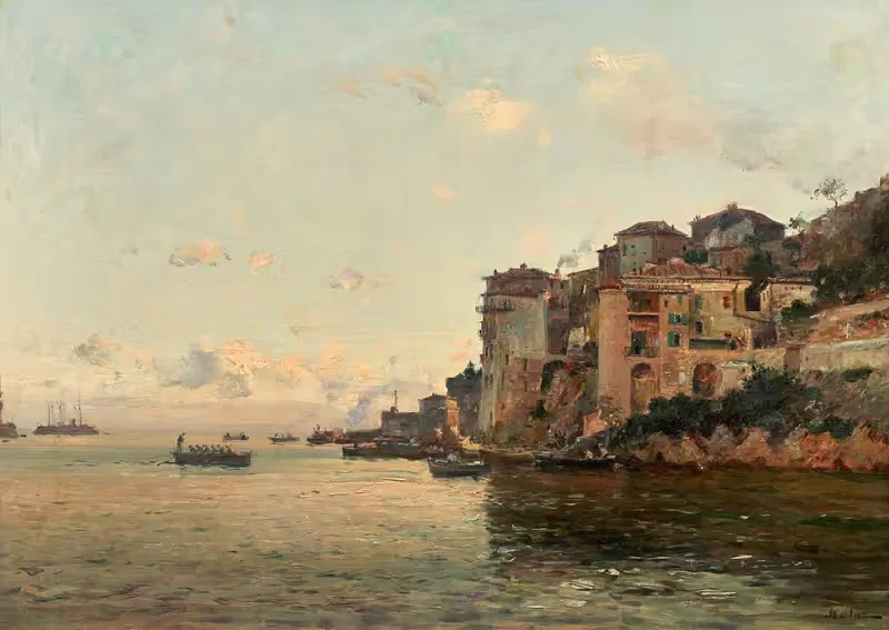 La flotte russe à Villefranche — Jean-Baptiste Olive
