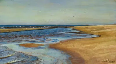 Пролив между фьордом Карребэк и Смоландским морем by Лауриц Андерсен Ринг — digital art print download