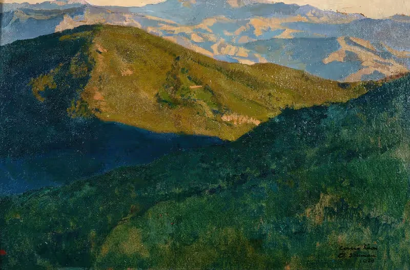 Долина Суммам by Леон Карре, 1939 — digital art print download