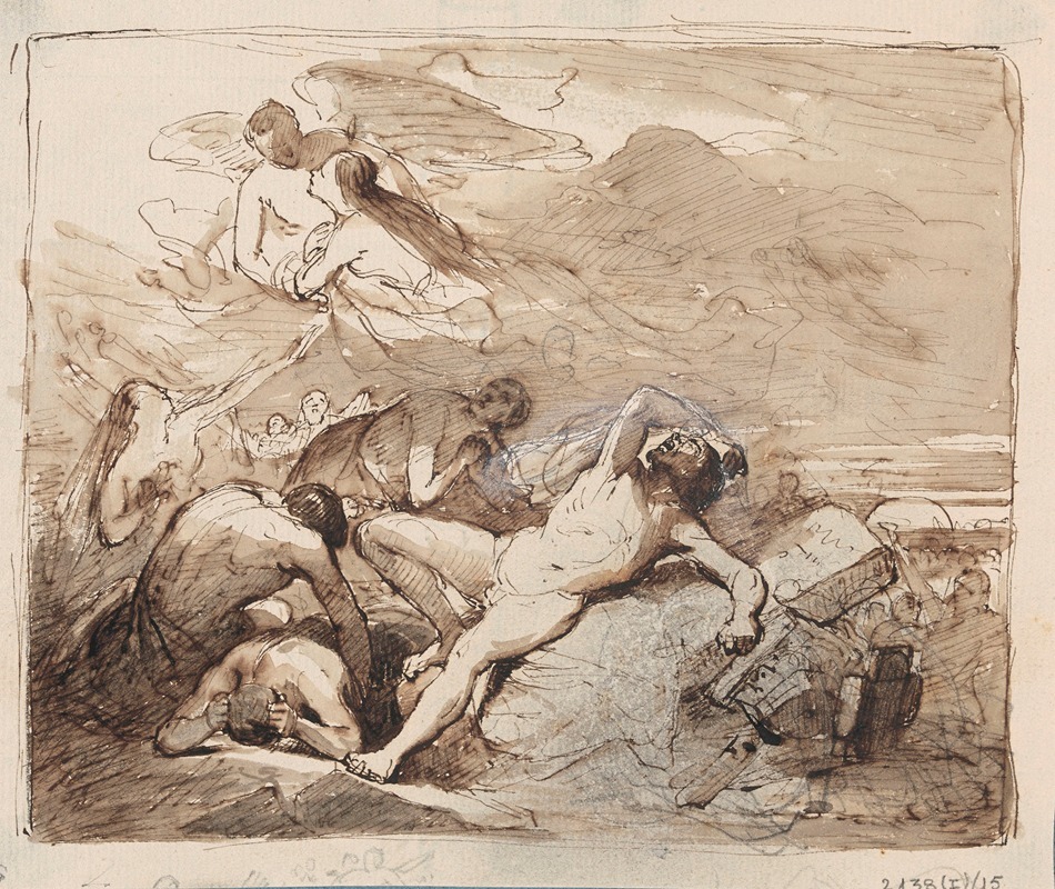 Two Scenes by Nicaise De Keyser — digital art print download