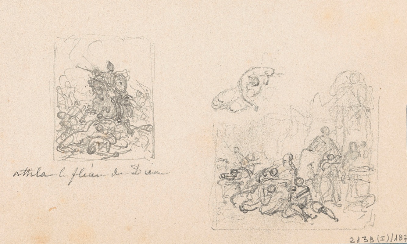 Two Studies, Attila, Scourge of God — Nicaise De Keyser