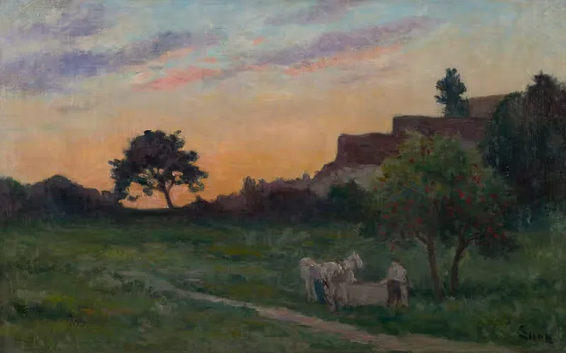 Роллебуаз, сумерки by Максимильен Люс, 1924 — digital art print download