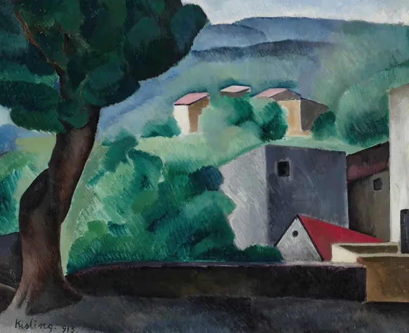 Paysage de Céret by Moïse Kisling, 1913 — digital art print download