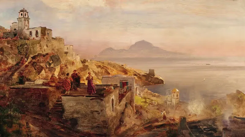 The Gulf of Naples — Oswald Achenbach