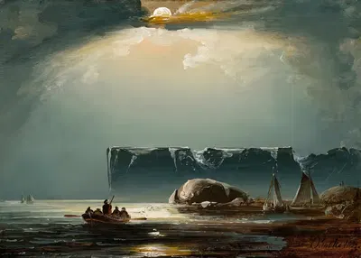 Fra Nordkapp (From the North Cape) by Peder Balke, 1853 — digital art print download