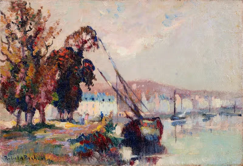 Le port de Saint-Valéry-en-Caux — Robert Antoine Pinchon