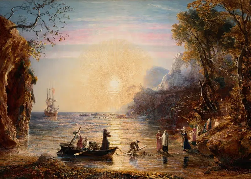 St. Paul Landing in Italy — Samuel Palmer