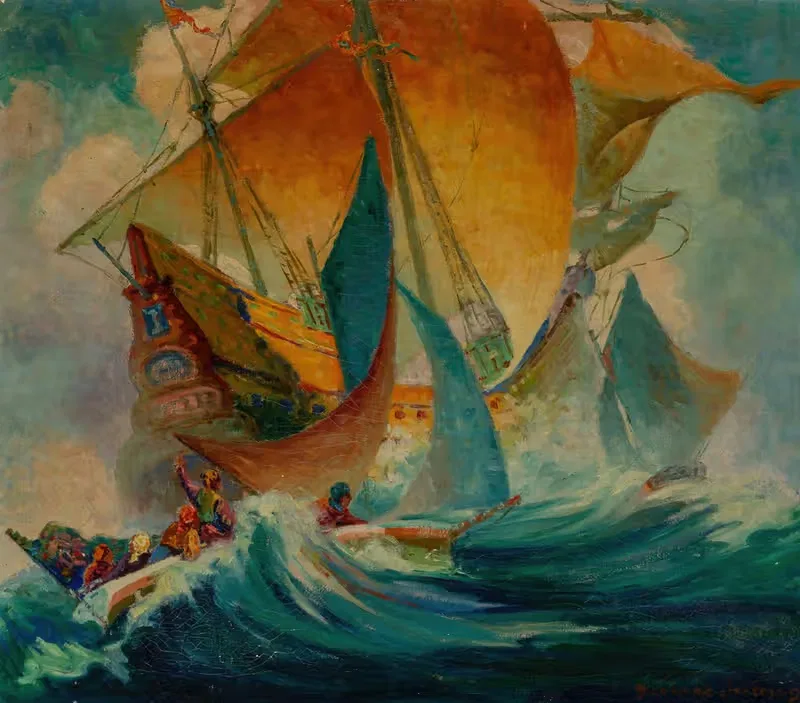 Приключение на открытом море by Теодор Джекман — digital art print download