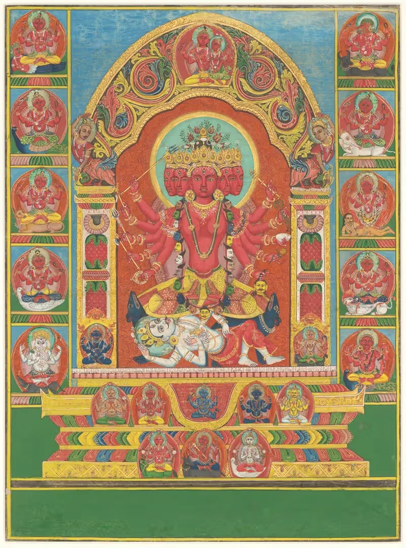 Goddess Tripurasundari by Anonymous — digital art print download