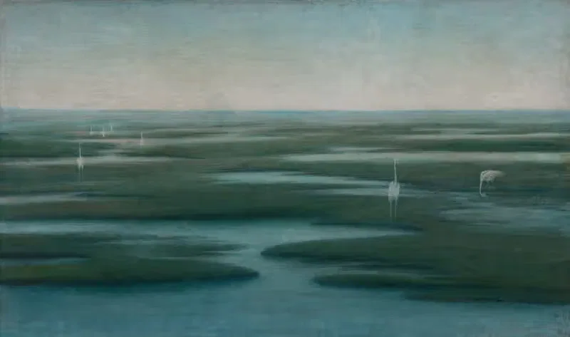 Белые фламинго by Уильям Дегув де Нунккес, 1905 — digital art print download