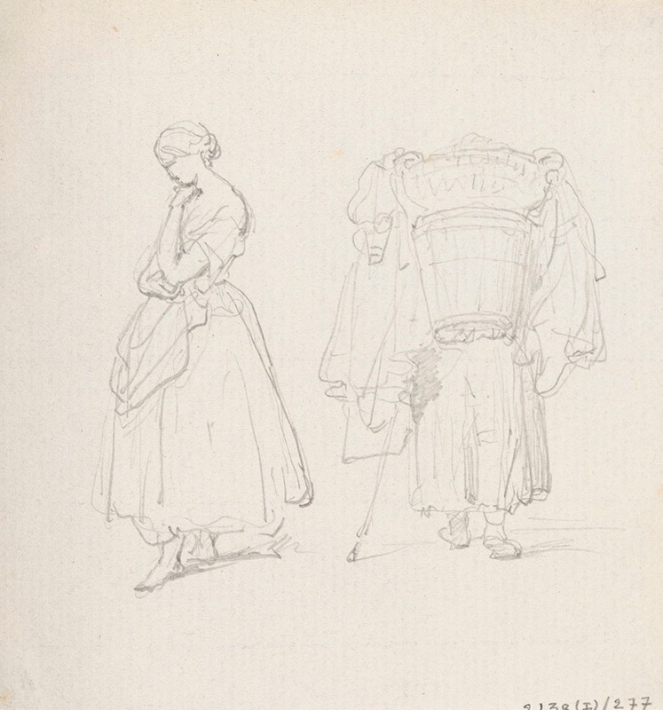 Woman and Travelling Merchant — Nicaise De Keyser