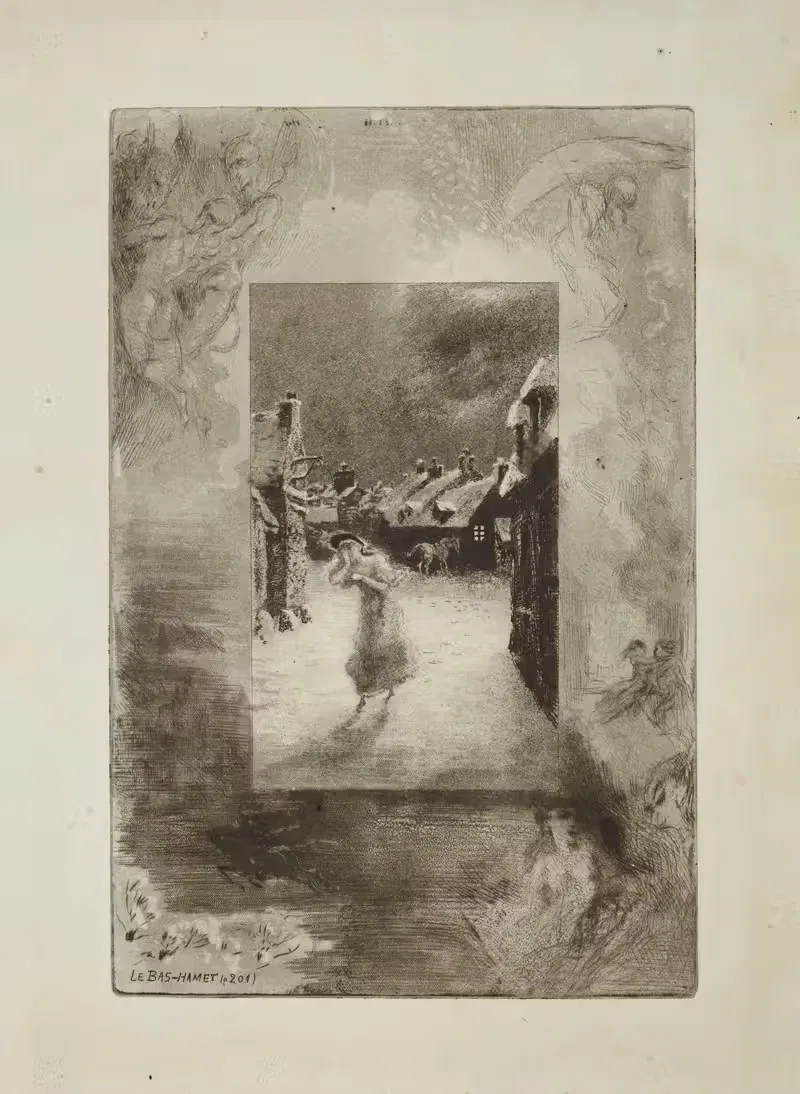 Hermangarde's Lament, from An Old Mistress — Félix Hilaire Buhot