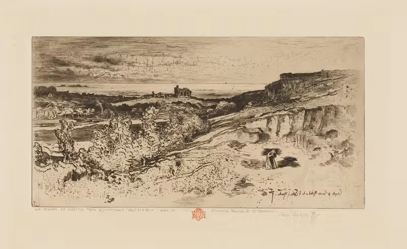 Часовня Святого Михаила в Л'Эстре by Феликс Илер Бюо, 1881 — digital art print download