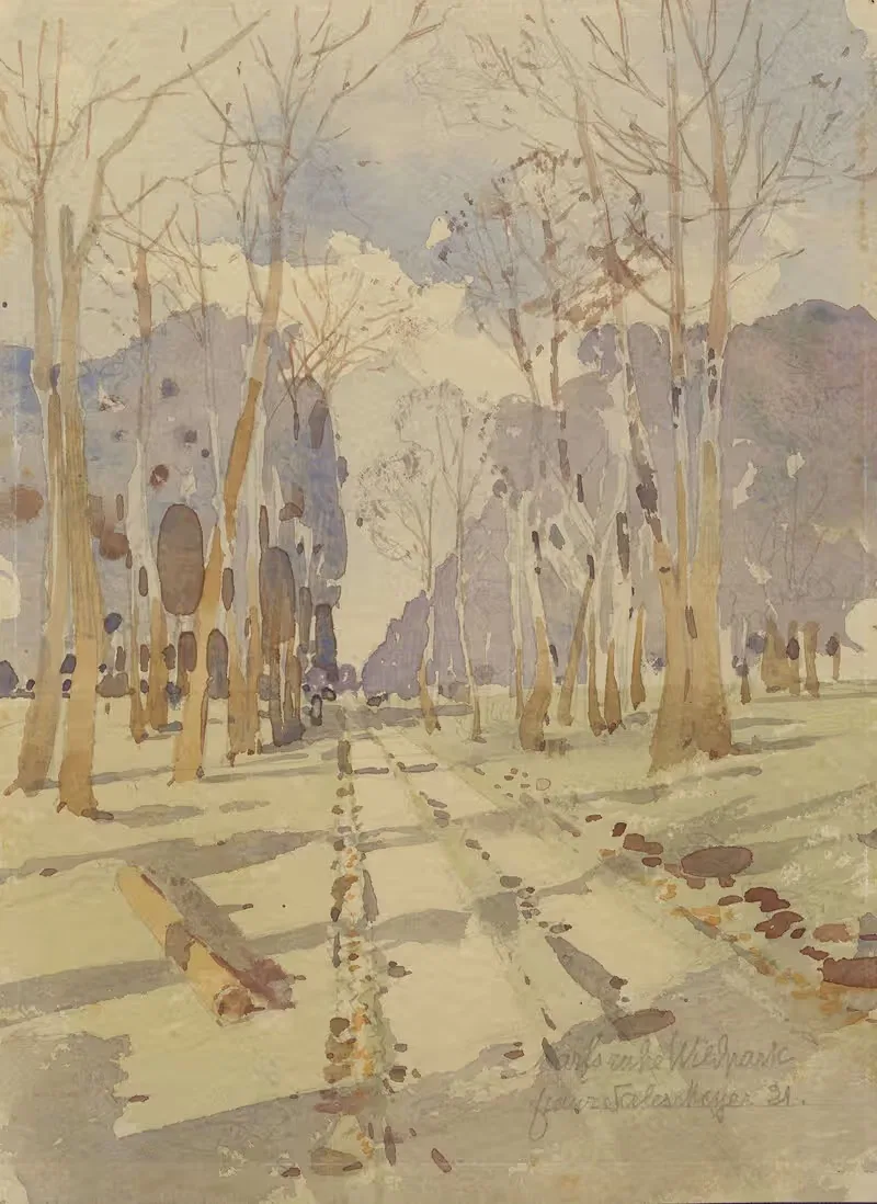 Дикий парк Карлсруэ by Франц Салес Мейер, 1921 — digital art print download