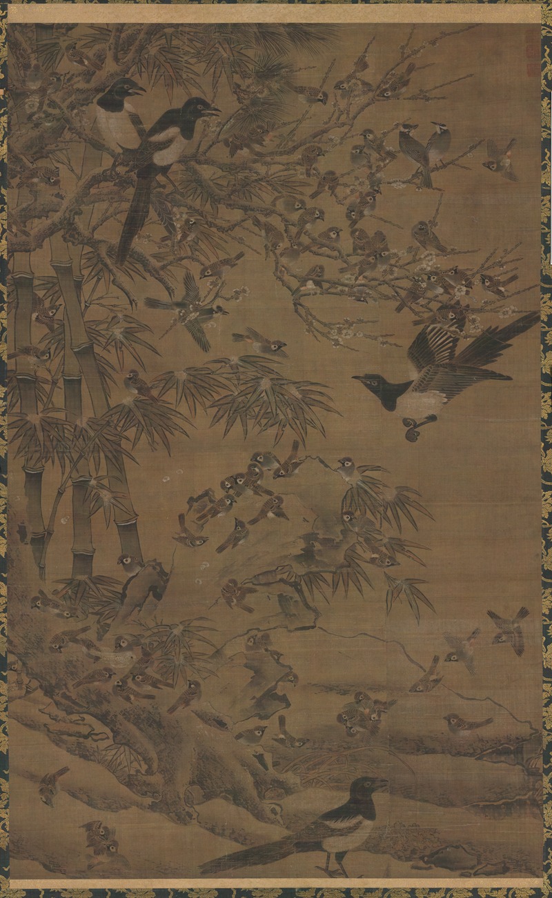 A Hundred Birds and the Three Friends — Bian Wenjin